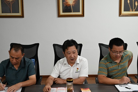 9728太阳集团党支部开展送廉洁到项目活动