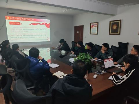 9728太阳集团党支部组织习近平法治思想专题学习