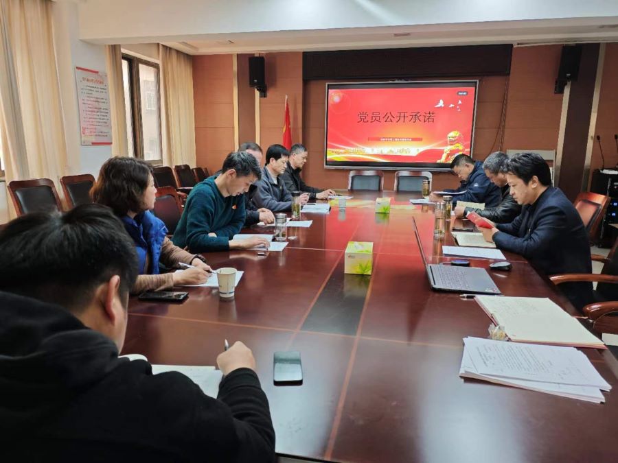 9728太阳集团党支部召开党员大会