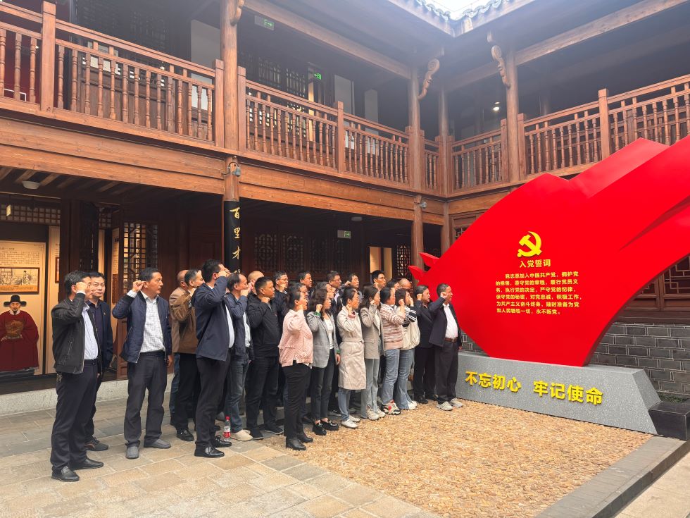 9728太阳集团党支部联合路达公司各支部开展主题党日活动